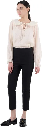Vista 3 de Pantalones de tobillo Milenio súper elásticos para mujer Negro