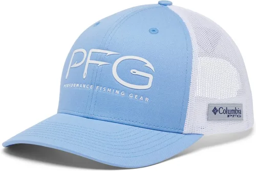 Vista 195 de Columbia Gorra de bola de malla Bandera antigua de malva/blanco/pescado