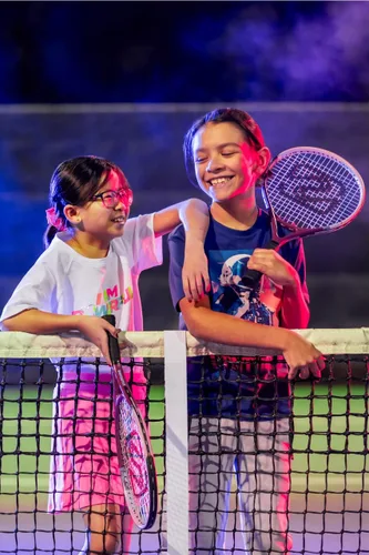 Vista 8 de Raqueta de tenis para niños de 21 pulgadas, ligera raqueta de tenis junior de 21 pulgadas para edades de 6 a 8 años, aluminio duradero con agarre
