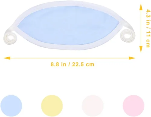 Vista 2 de GLEAVI Paquete de 8 bandas para el vientre de bebé, de algodón suave, protectores ajustables para el cuidado del cordón umbilical, transpirable