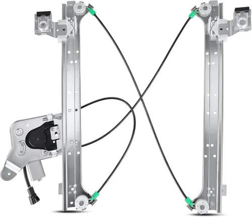 Vista 9 de YHTAUTO Rear Driver Side Power Window Regulator w/Motor for Chevy, GMC