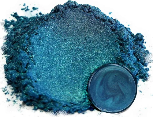 Vista 7 de Eye Candy Pigments Blue Mica Pigment Powder Set P - Polvo de mica para arte de resina epoxi - Carpintería - Polvo de mica de grado cosmético