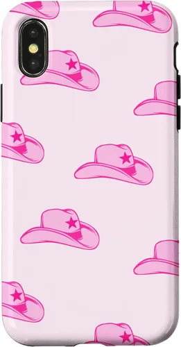 Vista 5 de Funda con estampado de sombrero de vaquero rosa para iPhone 13 Pro Max