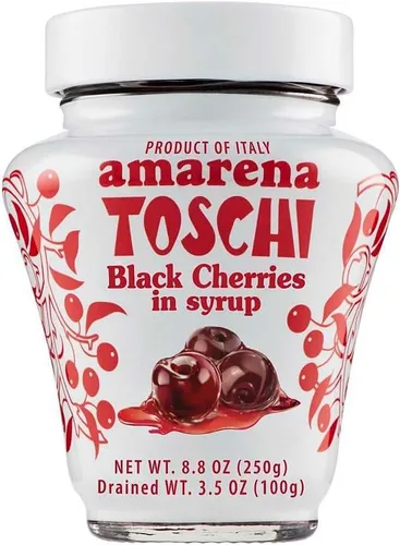 Vista 3 de Toschi Amarena Cerezas Negras en Almíbar (Caja de 6)