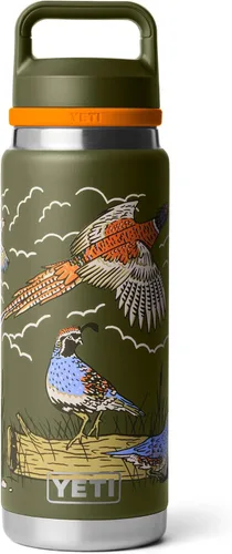 Vista 27 de YETI Rambler - Botella de 26 oz, aislada al vacío, de acero inoxidable con tapa Chug, color negro