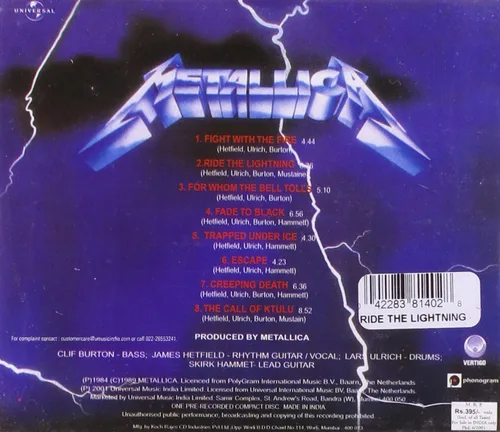 Vista 2 de Ride the Lightning