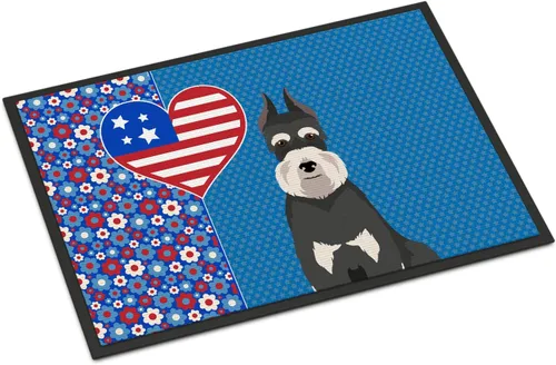 Vista 67 de Caroline's Treasures WDK5119JMAT Airedale Terrier USA - Tapete para interiores o exteriores, 24 x 36 pulgadas, tapete para puerta delantera