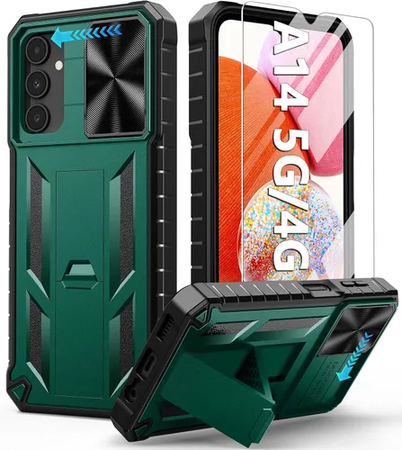Vista 58 de FNTCASE for iPhone 11-Pro Phone Case: Military Grade Drop Proof Mobile Cover with Kickstand & Slide Rugged Shockproof Bumper Heavy Duty Protector