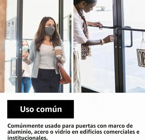 Vista 4 de elox Cilindro con llave de zinc y 1 cilindro de perilla para Adams Rite Commercial Storefront Door Lock a Pair Pack AL
