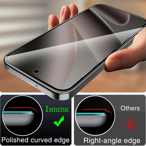 Vista 7 de IMBZBK [Eliminación automática de polvo] Paquete de 3 protectores de pantalla para Google Pixel 10 Pro [compatible con fundas de teléfono], 3