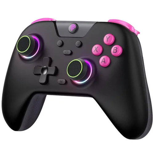 Vista 11 de EasySMX X05Pro Wireless PC Controller – Quiet-Press Buttons, 2-Stage Impulse Triggers, 2 Programmable Buttons, Hall Joysticks, 1000mAh Battery