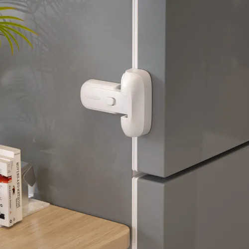 Vista 9 de Mom's Choice Gold Awards Ganador – EUDEMON 1 paquete de cerradura de puerta actualizada para refrigerador/nevera/congelador a prueba de niños