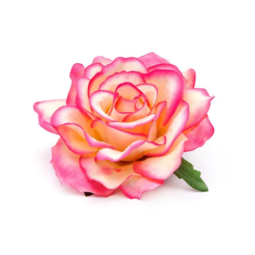 Vista 9 de Broche de flores para el pelo de rosa para mujer, para tocado de novia, bailarina flamenca, paquete de 10 unidades (mezcla de 10 colores)