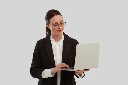 Vista 12 de ThinOptics Frontpage - Gafas de lectura para computadora con bloqueo de luz azul y funda de aluminio Milano, Rectángulo/tortuga
