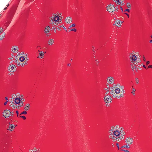 Vista 2 de Disfraz de vestido de baile clásico de Elena de Ávalor de Disney Multicolor