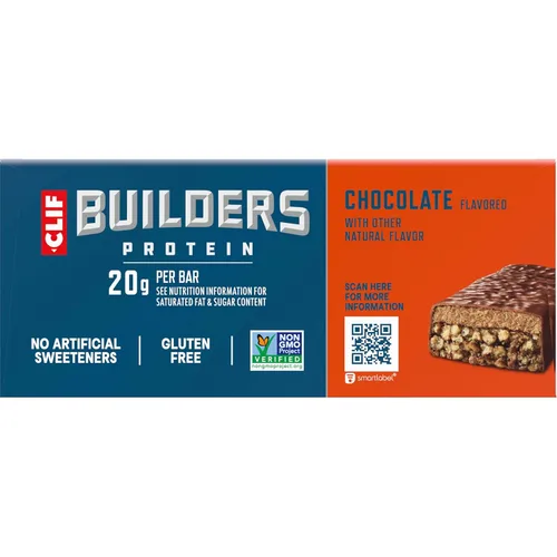 Vista 12 de CLIF BUILDERS – Barras de proteína – Chocolate – 0.71 oz de proteína (2.4 onzas, 6 unidades) (ahora libre de gluten)