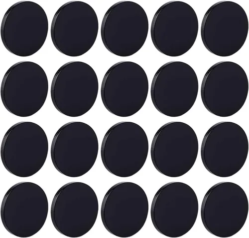 Vista 12 de FINGERINSPIRE 100 piezas de lámina de acrílico circular transparente de 1 pulgada, bases circulares en miniatura en blanco, disco de acrílico mini