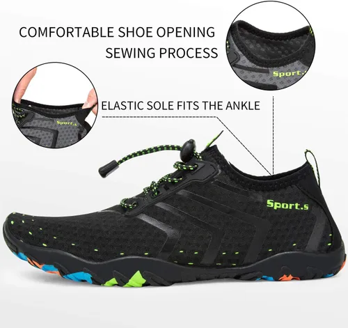 Vista 3 de Zapatos Kenswalk para playa de secado rápido, zapatos acuáticos para hombre
