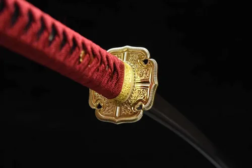 Vista 8 de Espada Katana Tachi hecha a mano de alta temperatura, espada samurái japonesa real (espada completa), Catanas Japonesas Reales