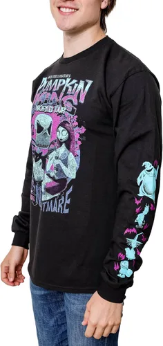 Vista 3 de Disney Nightmare Before Christmas Jack Skellington Nightmare King World Tour Camiseta