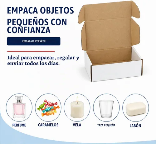 Vista 5 de Corrugated Mailer,Cajas de Envío de Cartón Pequeñas (6" x 4" x 2")