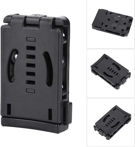 Vista 5 de Clip de cinturón de cuchillo, clip de cuchillo táctica táctica hebilla de cinturón universal utilidad clip camping Mag bolsas funda herramienta