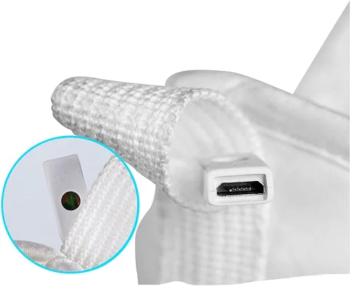 Vista 3 de 7iPupas Zapatos con luz LED de fibra óptica para niños, hombres y mujeres, tenis ligeros con carga USB, zapatos de fiesta brillantes de EE. UU