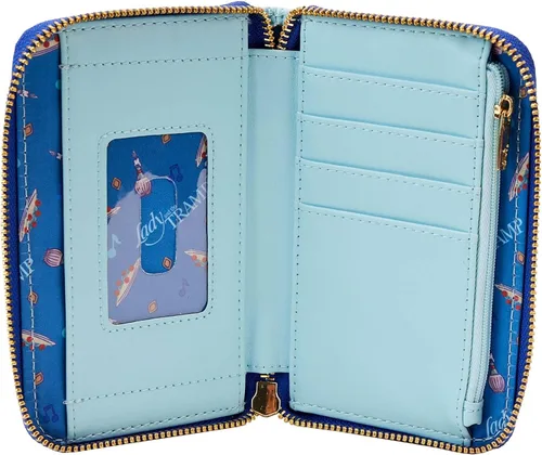 Vista 5 de Loungefly Disney Lady and the Tramp Classic Book Wallet, Varios colores, Cremallera alrededor