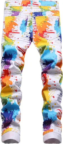 Vista 150 de Enrica Pantalones vaqueros estampados casuales para hombre