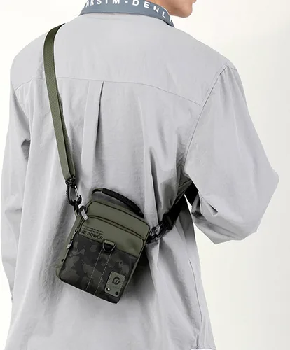 Vista 2 de Small Crossbody Bag Mini Side Shoulder Bag For Men, Women Mini Messenger Satchel Bag