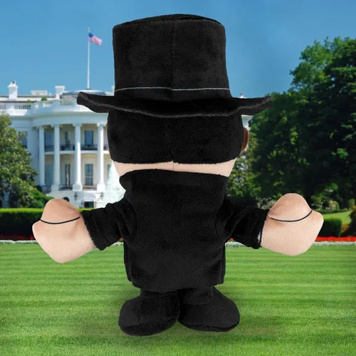 Vista 8 de Bleacher Creatures Abraham Lincoln - Peluche Kuricha de 8 pulgadas, juguete suave inspirado en Chibi