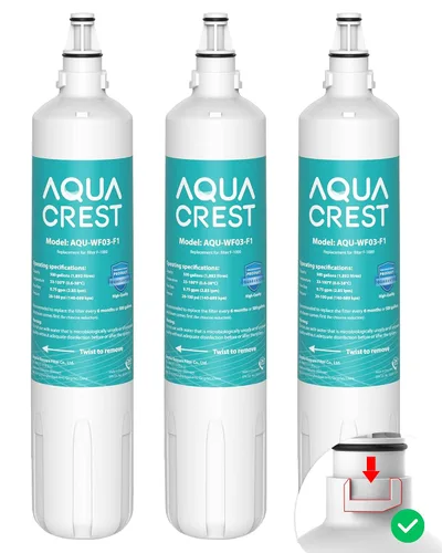 Vista 12 de AQUACREST F-1000, 4204490 Filtro de agua, repuesto para InSinkErator® F-1000, F-2000, F-3000, Sub-Zero 4204490, 4290510, WCF110-L y AquaPure AP Easy