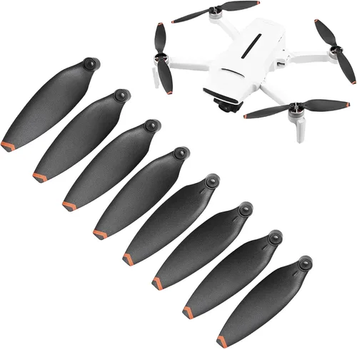 Vista 4 de Dilwe Juego de hélice de mini dron, 8 hélices de dron de bajo ruido, prueba de equilibrio dinámico, accesorios de repuesto de cuchillas de hélice
