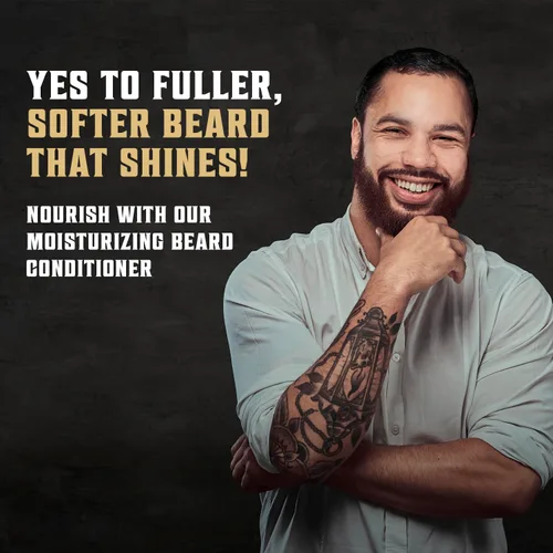 Vista 4 de Viking Revolution Lavado de Barba y Acondicionador de Barba para Hombres con Aceite de Argán y Aceite de Jojoba - Suavizante y Fortalecedor de Barba