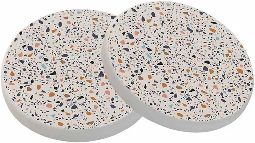 Vista 15 de oFloral Juego de 2 posavasos de calavera para bebidas, diseño de rosas, flores, cultura popular, festivales, tazas, individuales para decoración