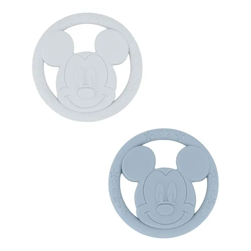 Vista 9 de Cudlie Disney - Juego de mordedores de silicona para bebés, mordedores de grado alimenticio y sin BPA para bebés de 6 a 12 meses, paquete de 2