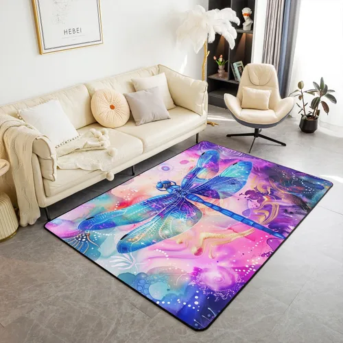 Vista 18 de Erosebridal Cowboys - Alfombra antideslizante de 3 x 5 pies, alfombra de caballos occidentales, tapete decorativo para interiores, montañas