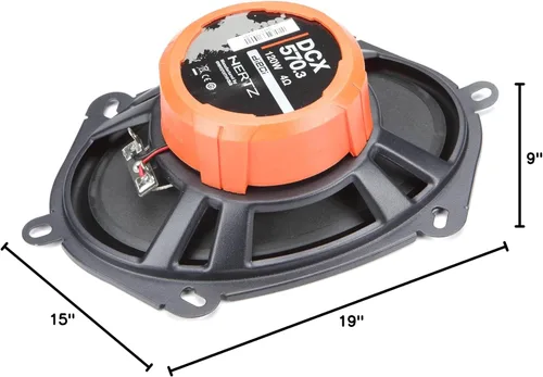 Vista 6 de Hertz Dieci Series 2 pares de altavoces coaxiales bidireccionales DCX 570.3 5x7 compatibles con 2008+ F-250 y F-350 SuperCrew sin navegación