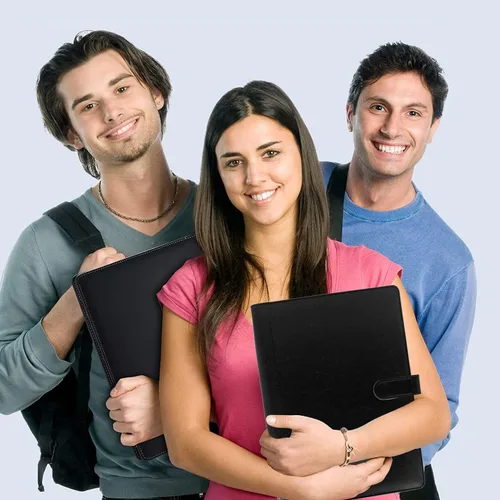 Vista 8 de Portafolio profesional de cuero para negocios con portapapeles tamaño carta, carpeta de cartera A4 y carpeta organizadora (excluyendo calculadoras)
