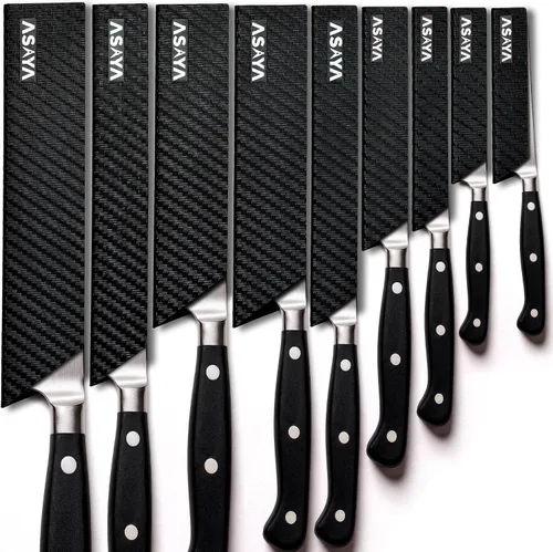 Vista 11 de Asaya Protectores profesionales para filos de cuchillo, dos fundas universales para cuchillos Streak, 6 x 1 pulgada, extra resistente, plástico ABS