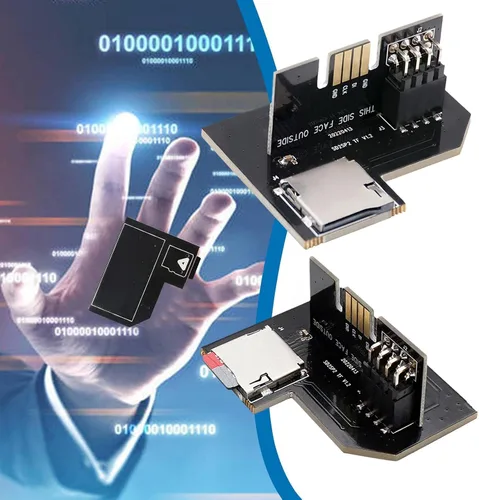 Vista 4 de WWDZ para NGC SD2SP2 Pro SD adaptador de tarjeta SDL Micro SDTF adaptador de lector de tarjetas NGC consolas de juegos para Nintendo Gamecube