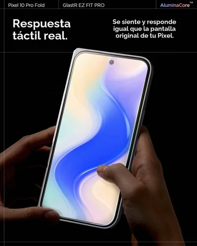 Vista 7 de Spigen GlasTR EZ FIT Pro - Protector de pantalla para Pixel 10 Pro Fold