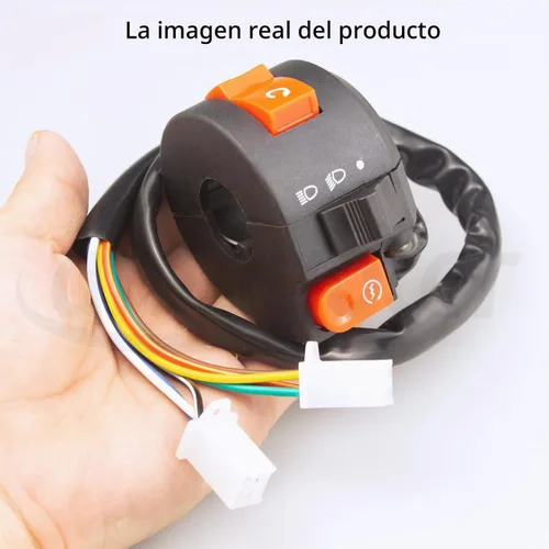 Vista 6 de Ensamblaje de Interruptor de Manillar de 3 Funciones de 7/8" Piezas de Reemplazo del Mercado de Repuestos Reemplazo para 50cc 70cc 90cc 110cc 125cc