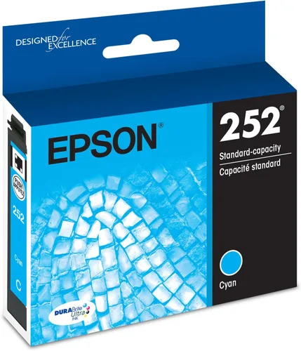 Vista 7 de Epson DURABrite T252XL220 Ultra cian. Cartucho de inyección de tinta de capacidad estándar., Negro