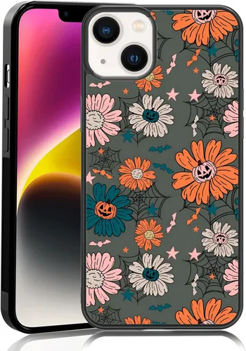 Vista 13 de Funda para iPhone 11 Pro Max, funda protectora de poliuretano termoplástico (TPU) a prueba de golpes, diseño de cabeza de calabaza, diseño de araña
