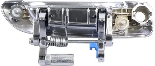 Vista 4 de Manija de puerta exterior cromada Cerradura exterior delantera trasera compatible con Honda Civic 2001 2002 2003 2004 2005 (delantera izquierda)