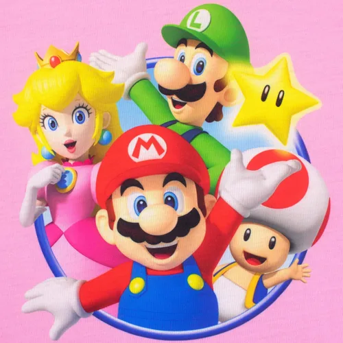 Vista 3 de SUPER MARIO Pijama de juego para niñas