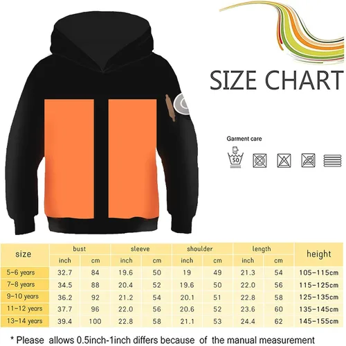Vista 3 de CHAOS MONKEY Sudaderas unisex con capucha para niños y niñas con estampado 3D con bolsillo para 5 a 14 años