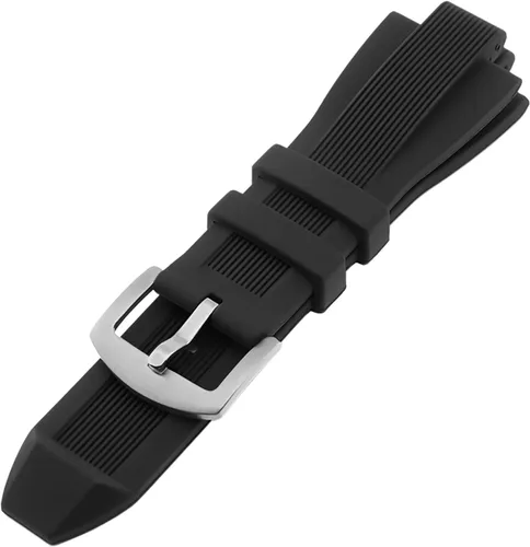 Vista 3 de Correa de reloj compatible con Michael Kors, correa de repuesto de goma de silicona suave para correas de reloj Michael MK8152 MK8356