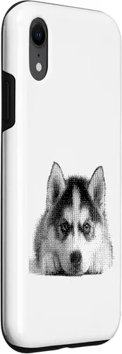 Vista 3 de Cute Siberian Husky for Dog Mom and Paw Parents Case for iPhone XR